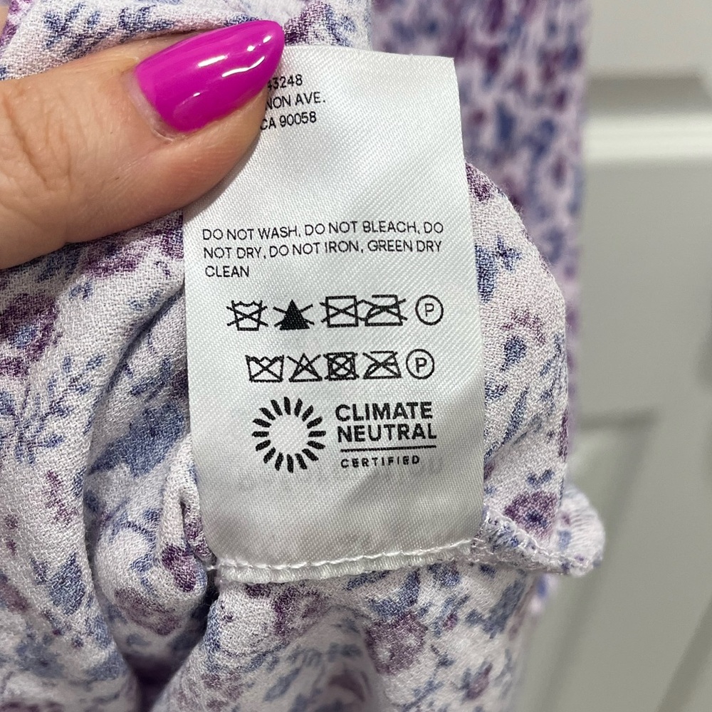 Reformation Purple Floral Mini Dress - Picture 8 of 11